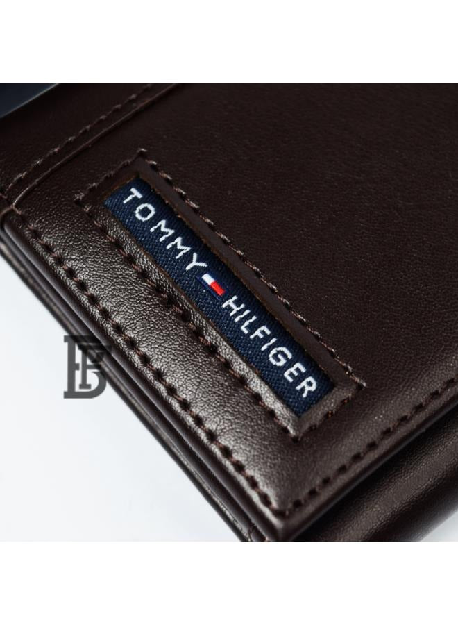 Tommy Hilfiger Leather Wallet for Men Brown image 2