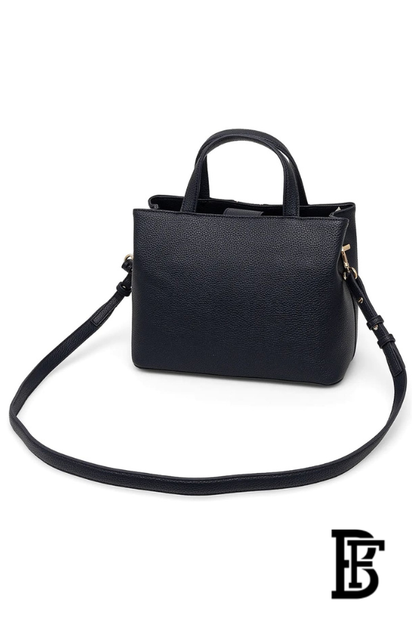 Tommy Hilfiger Dark Blue Leather Women Handbag  – Elegant Everyday Handbag image 5