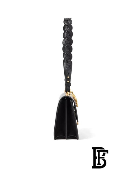 Tory Burch Black Leather Women Handbag 81688 001 – Elegant Everyday Shoulder Bag image 6