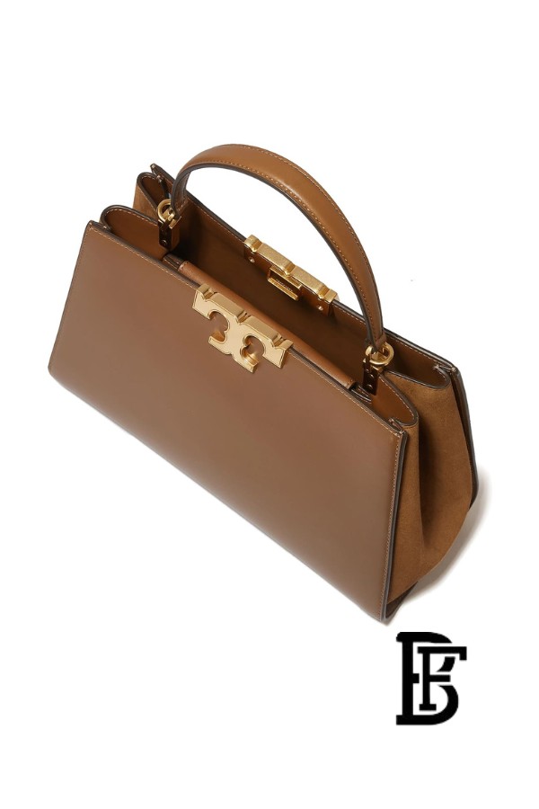 Tory Burch Brown Leather Women Handbag 137312909 – Elegant Everyday Shoulder Bag image 4