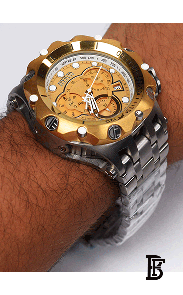 Invicta Men's Reserve Quartz Watch with Stainless Steel Strap, Silver, 31 image 2