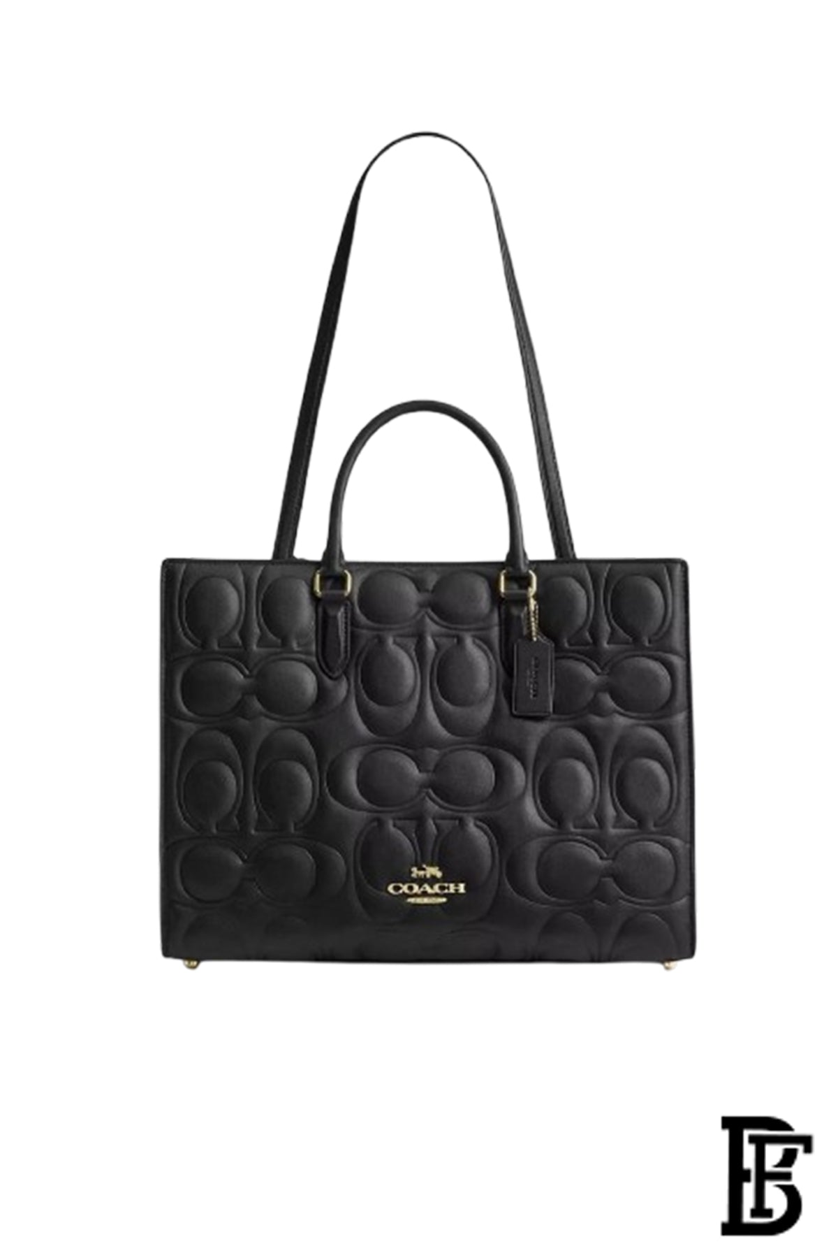 Coach Maggie tote bag in black image 1
