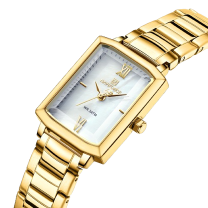 Naviforce Women Analog Watch With White Dial & Stainless Steel Bracelet, NF5039S  GWG image 2