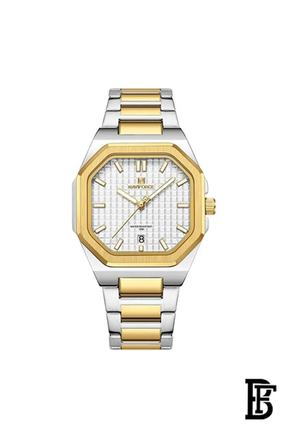 Naviforce NF5053 G/W     Women's Analog Stainless Steel Watch image 0