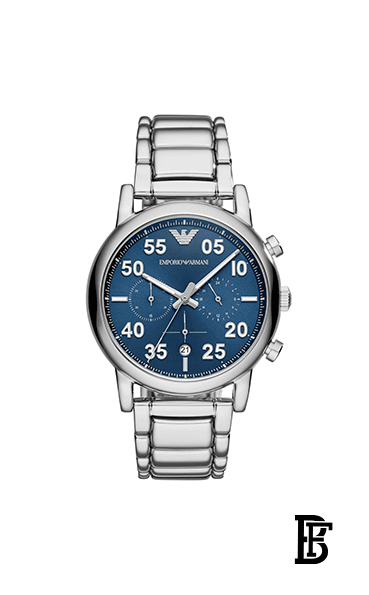 EMPORIO ARMANI Men's Analog Stainless Steel Clasp Round Wrist Watch Ar11132 image 0