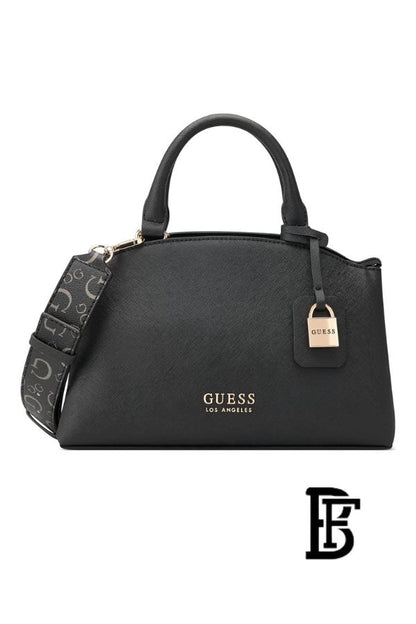 Guess Black Women Shoulder Bag Sa917706 – Elegant Everyday Shoulder Bag image 0