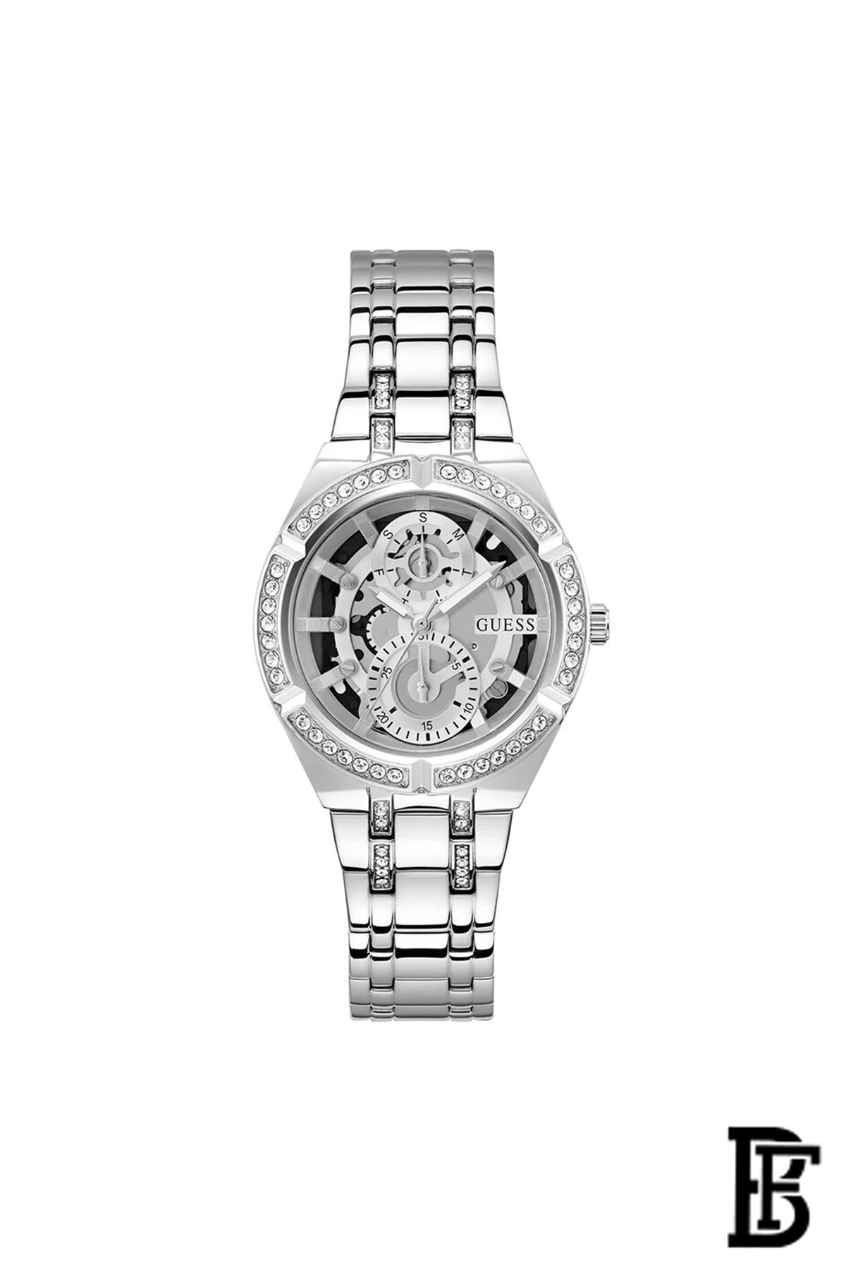 GUESS Ladies Silver Tone Multi-function Watch GW0604L1 image 1