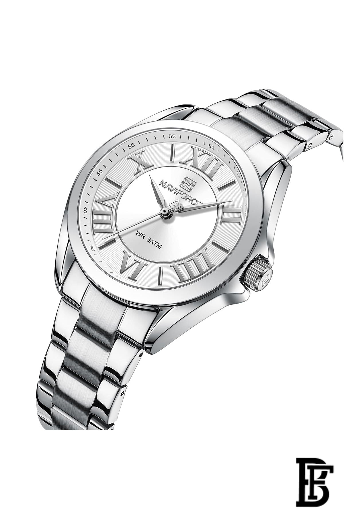 Naviforce NF5037 SW   Women's Analog Stainless Steel Watch image 2