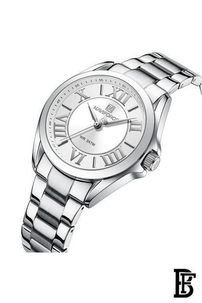 Naviforce NF5037 SW   Women's Analog Stainless Steel Watch image 2