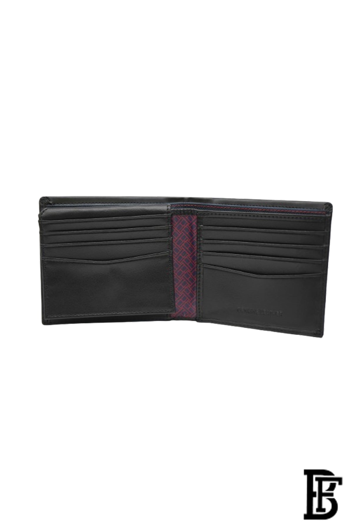 Leather Coin And Credit Card Wallet BLACK- LEATHER image 8