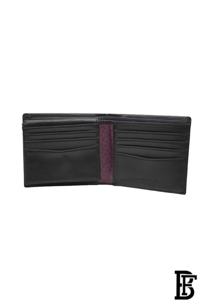 Leather Coin And Credit Card Wallet BLACK- LEATHER image 8