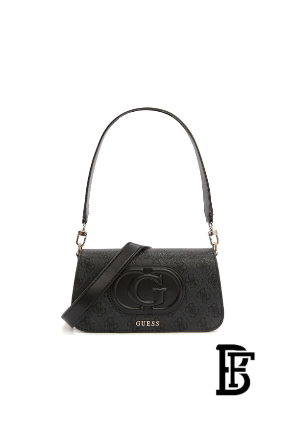 Guess Black Women Shoulder Bag Hwesg951320 – Elegant Everyday Shoulder Bag image 0