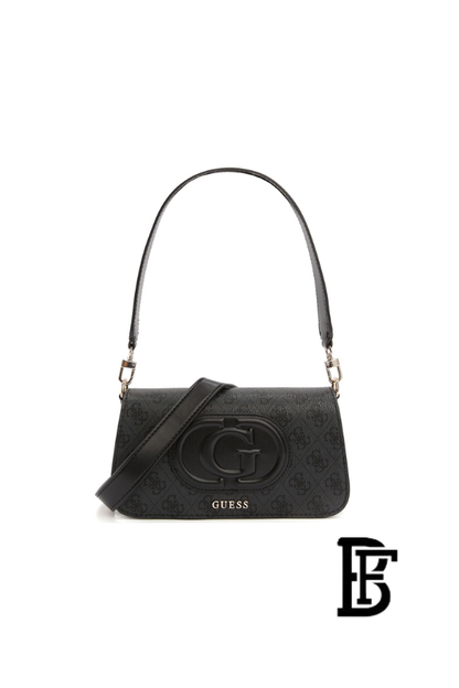Guess Black Women Shoulder Bag Hwesg951320 – Elegant Everyday Shoulder Bag image 0