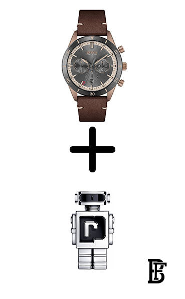 Hugo Boss Watch For Men 1513861 + Gift perfume Tester 30 ml image 0