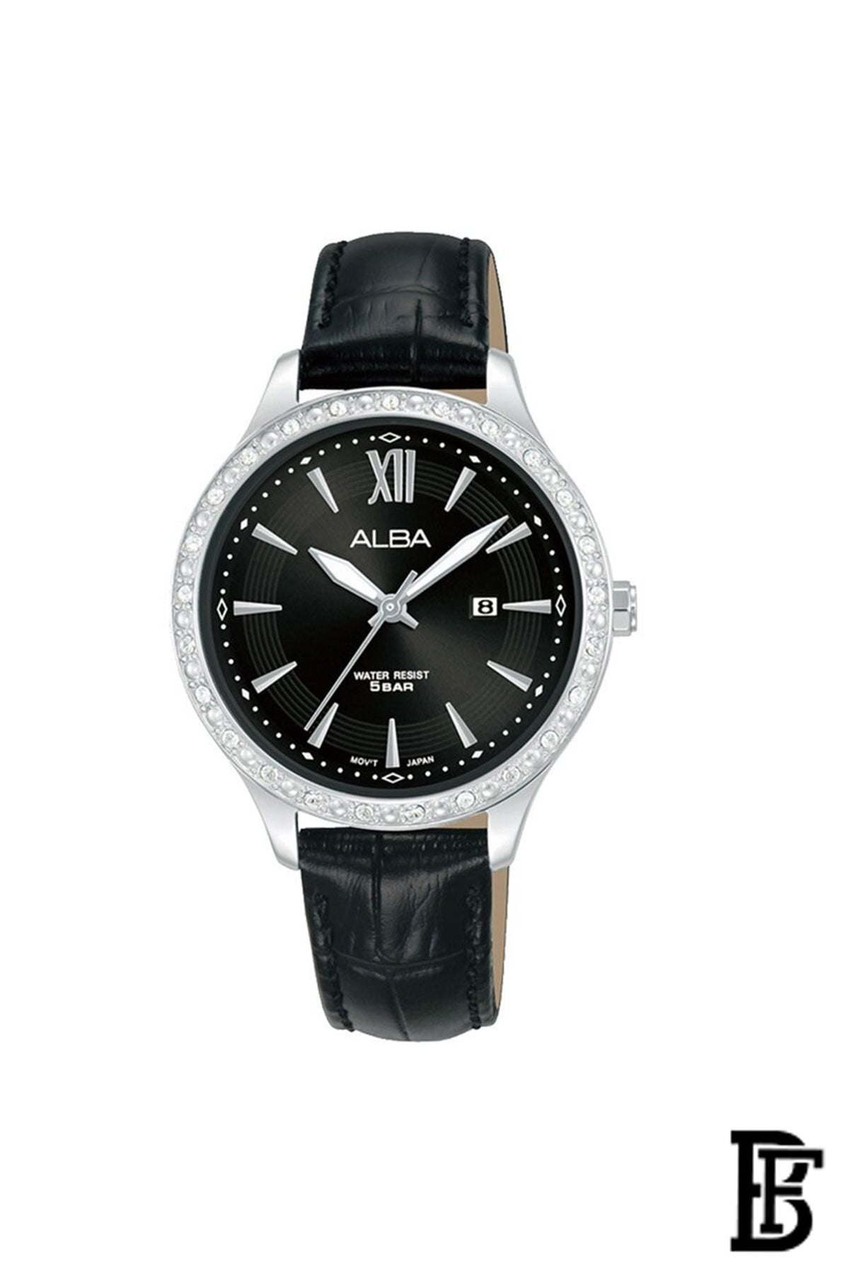 Alba's Fashion watch for womenLeather strap AH7BY3X image 0