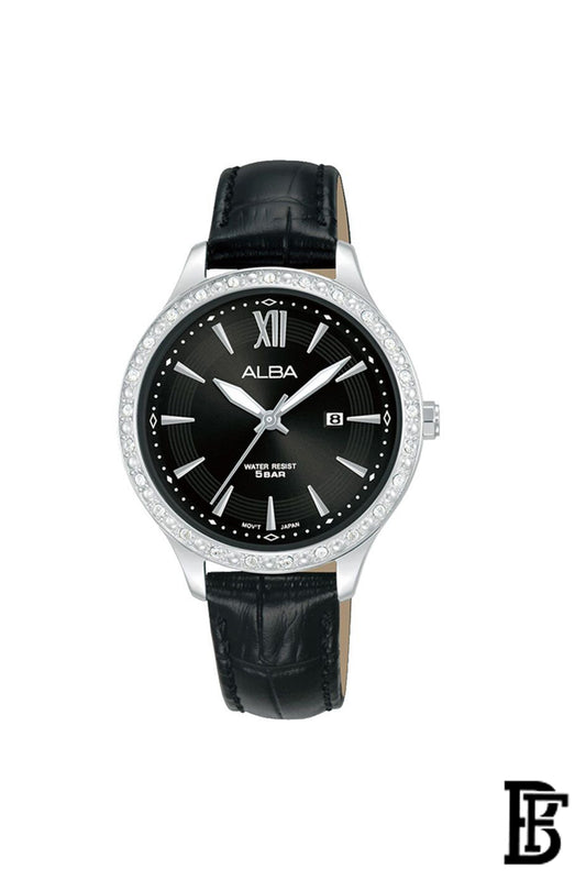 Alba's Fashion watch for womenLeather strap AH7BY3X image 0