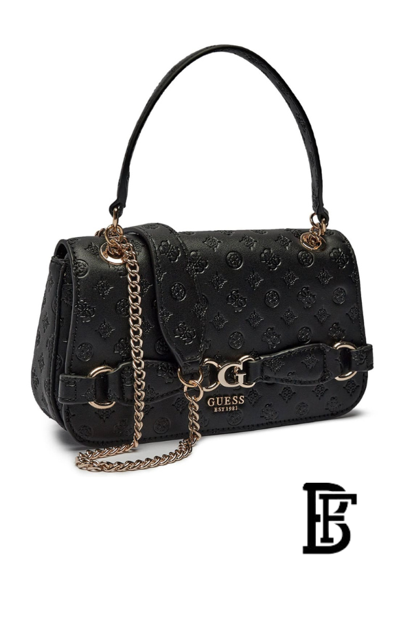 Guess Black Women Shoulder Bag Hwpg9336210 Blo – Elegant Everyday Shoulder Bag image 3