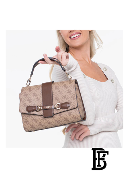 Guess brown Women Shoulder Bag Hwsg9500200 Lgw  – Elegant Everyday Shoulder Bag image 10