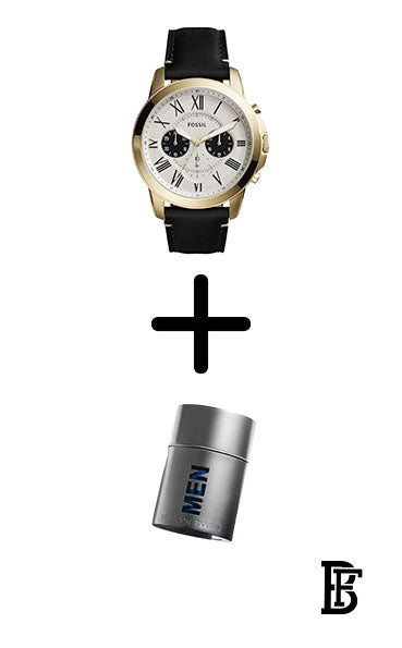 FOSSIL Men's Water Resistant Chronograph Watch FS5272 + Gift perfume tester 30 ml image 0