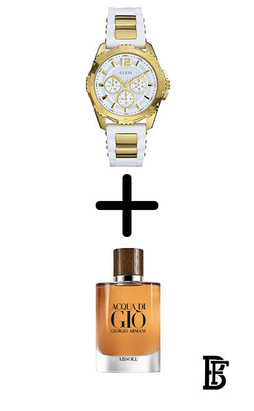 GUESS Men's Stainless Steel Chronograph W0325L2 For Men + Gift perfume Tester 30 ml image 1