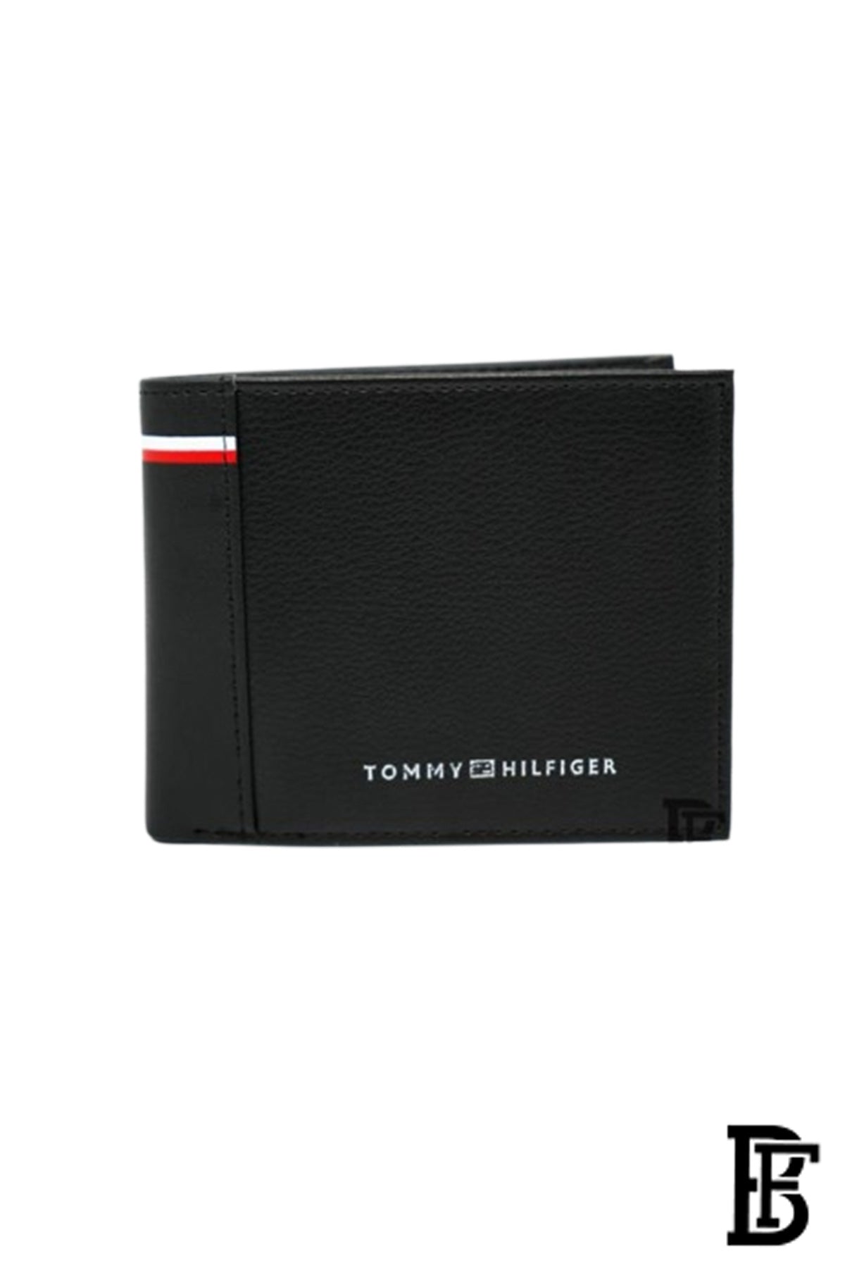 Leather Coin And Credit Card Wallet BLACK- LEATHER image 2