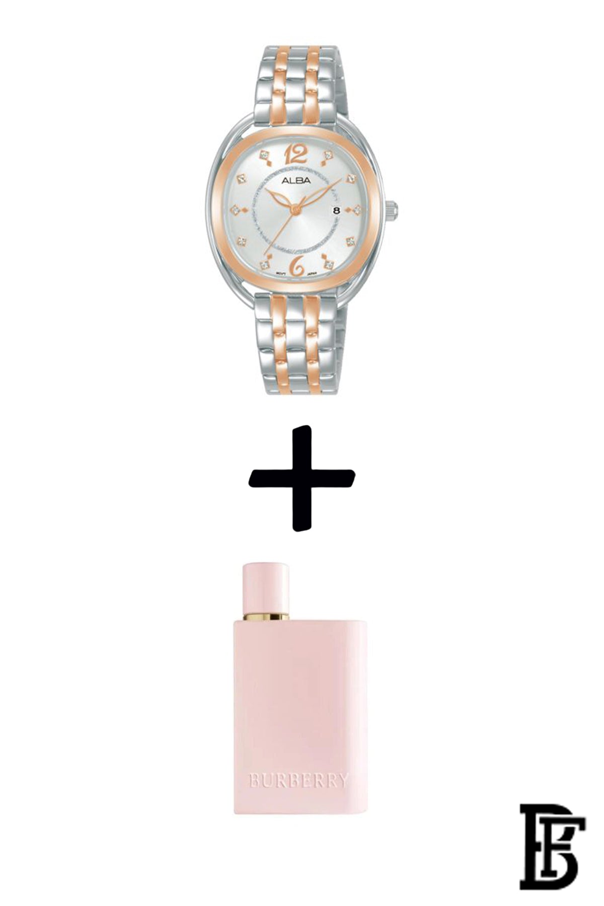 Alba AH7BG6X Women's  Stainless Steel Quartz Analog Wrist Watch + Gift perfume tester 30 ml Warranty from Elaraby Group image 0