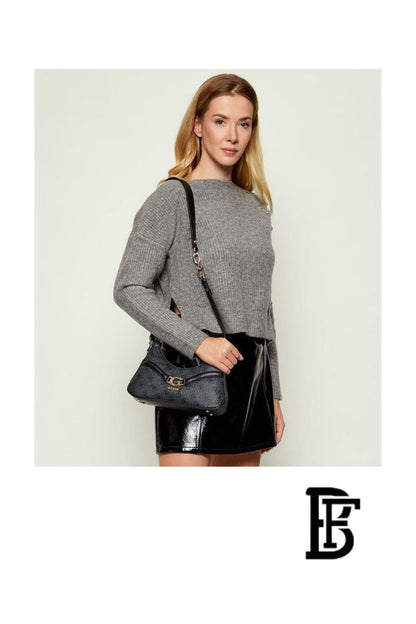 Guess Black Women Shoulder Bag Hwsg7993730 – Elegant Everyday Shoulder Bag image 9