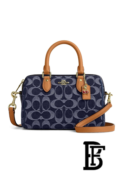 Coach Navy Women Handbag  Cy742 – Elegant Everyday Handbag image 0