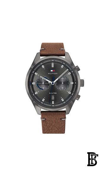 TOMMY HILFIGERMen's Leather Analog Wrist Watch 1791730 image 1