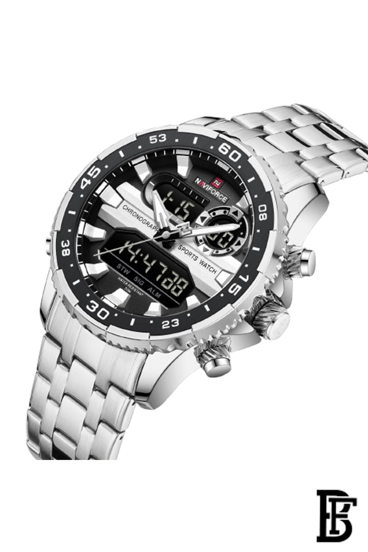 NAVIFORCE NF9234 SBS  MEN'S Stainless Steel Analog Wrist Watch image 2