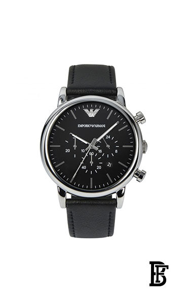 EMPORIO ARMANI Men's Chronograph Watch AR1828 + Gift perfume Tester 30 ml image 2