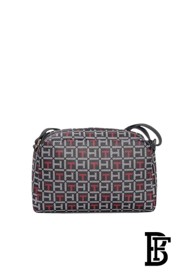 Tommy Hilfiger II Monogram Crossbody Bag – Navy/Red Heritage Style image 2