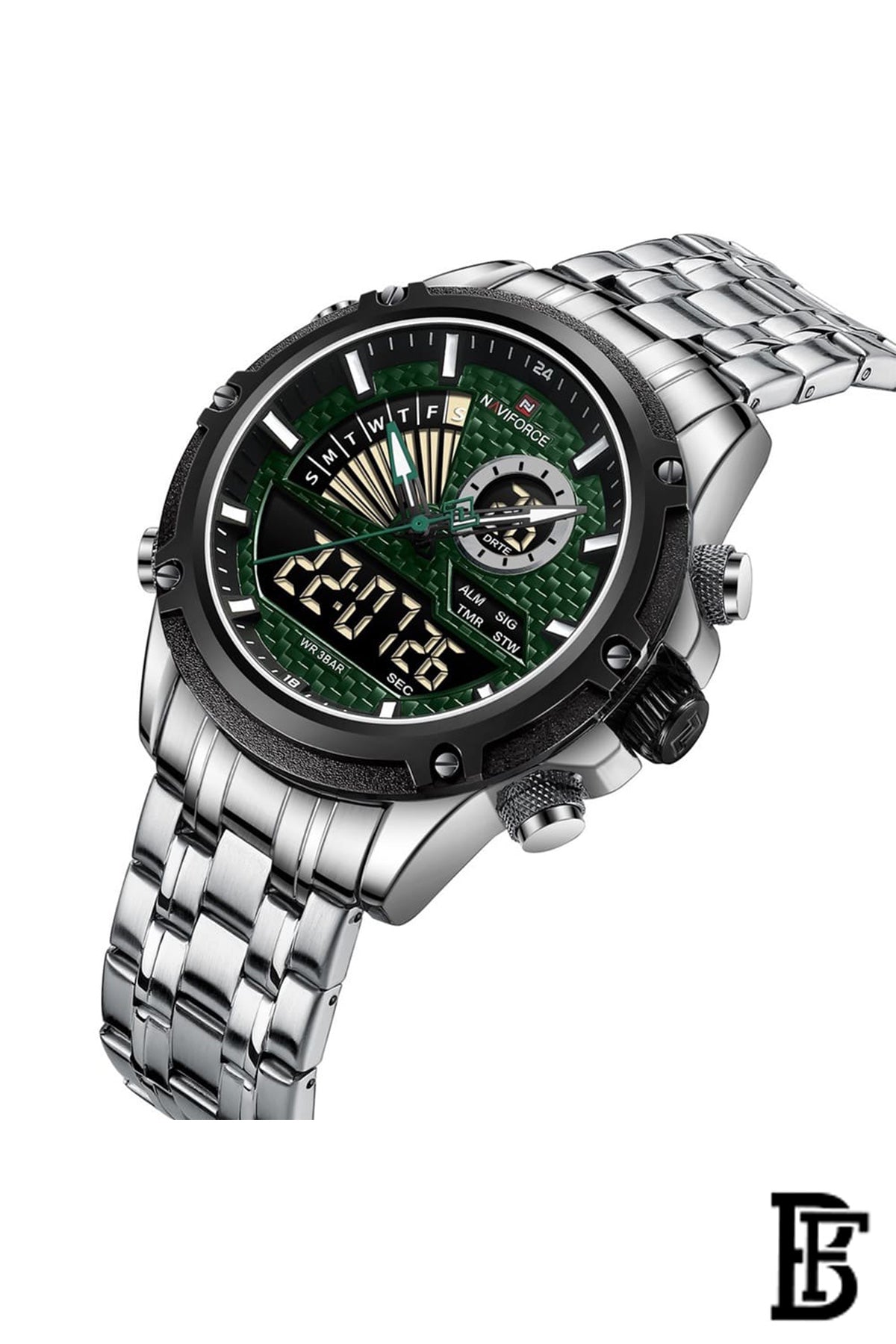 NAVIFORCE NF9205   SGN      MEN'S Stainless Steel Analog Wrist Watch image 2