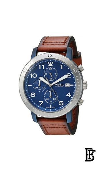 FOSSIL Men's Leather Buckle Analog Watch ch3085 image 0