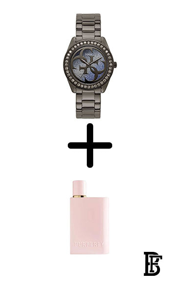 GUESS Women's  Stainless Steel Analog  Wrist Watch W1201L4 + Gift perfume Tester 30 ml image 1
