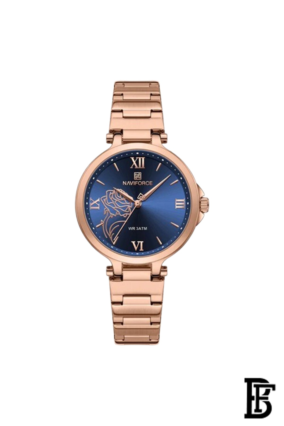 Naviforce NF5060 RG/BE      Women's Analog Stainless Steel Watch image 0