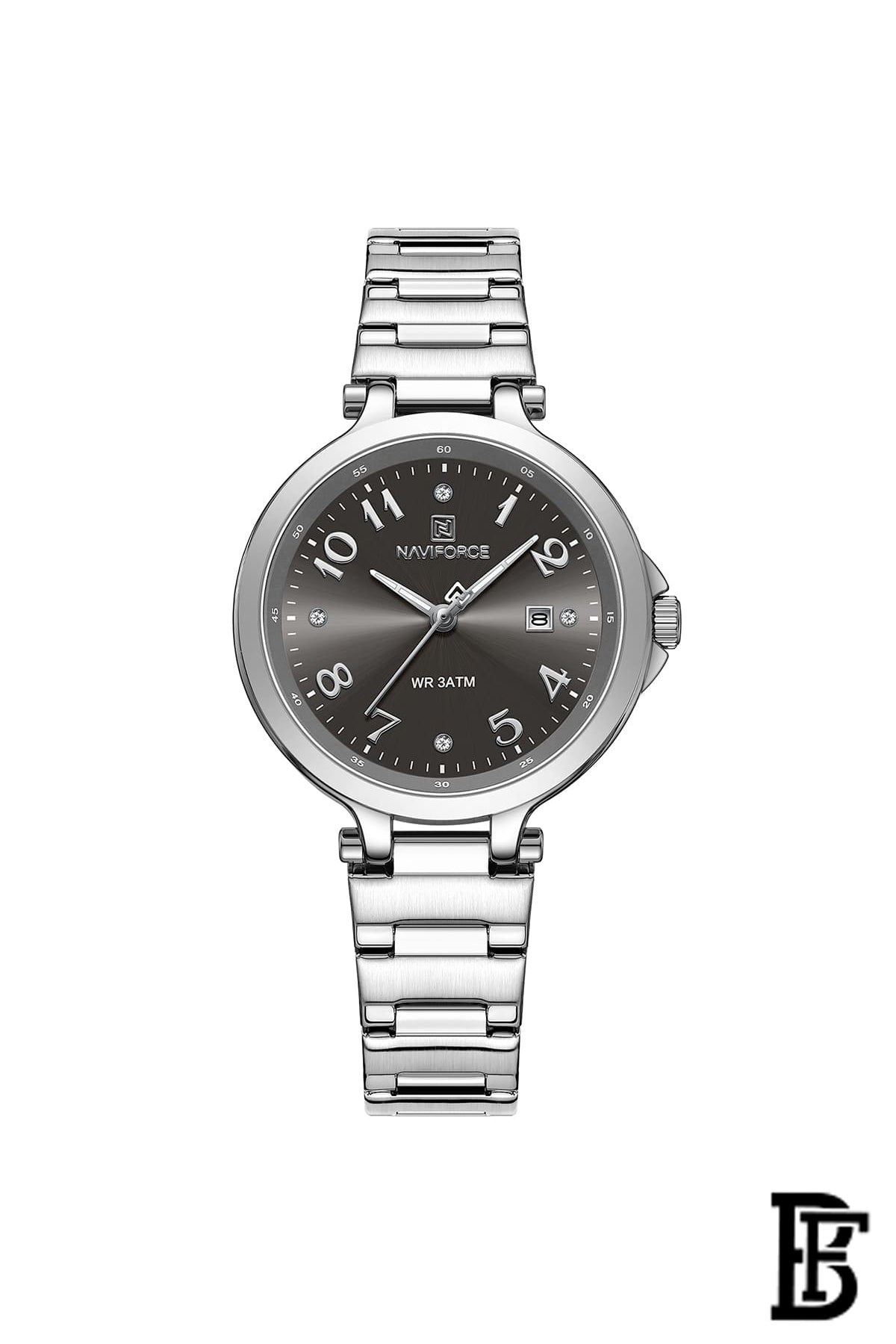 Naviforce NF5033 S/B  Women's Analog Stainless Steel Watch image 0