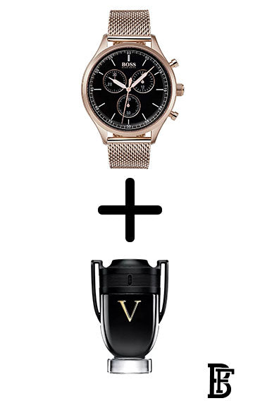 Hugo Boss Watch For Men 1513548 + Gift perfume Tester 30 ml image 0