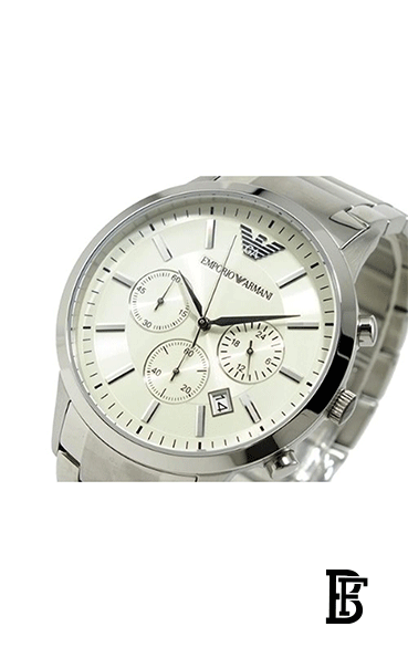 EMPORIO ARMANI men Water Resistant Chronograph Watch AR2458 image 2