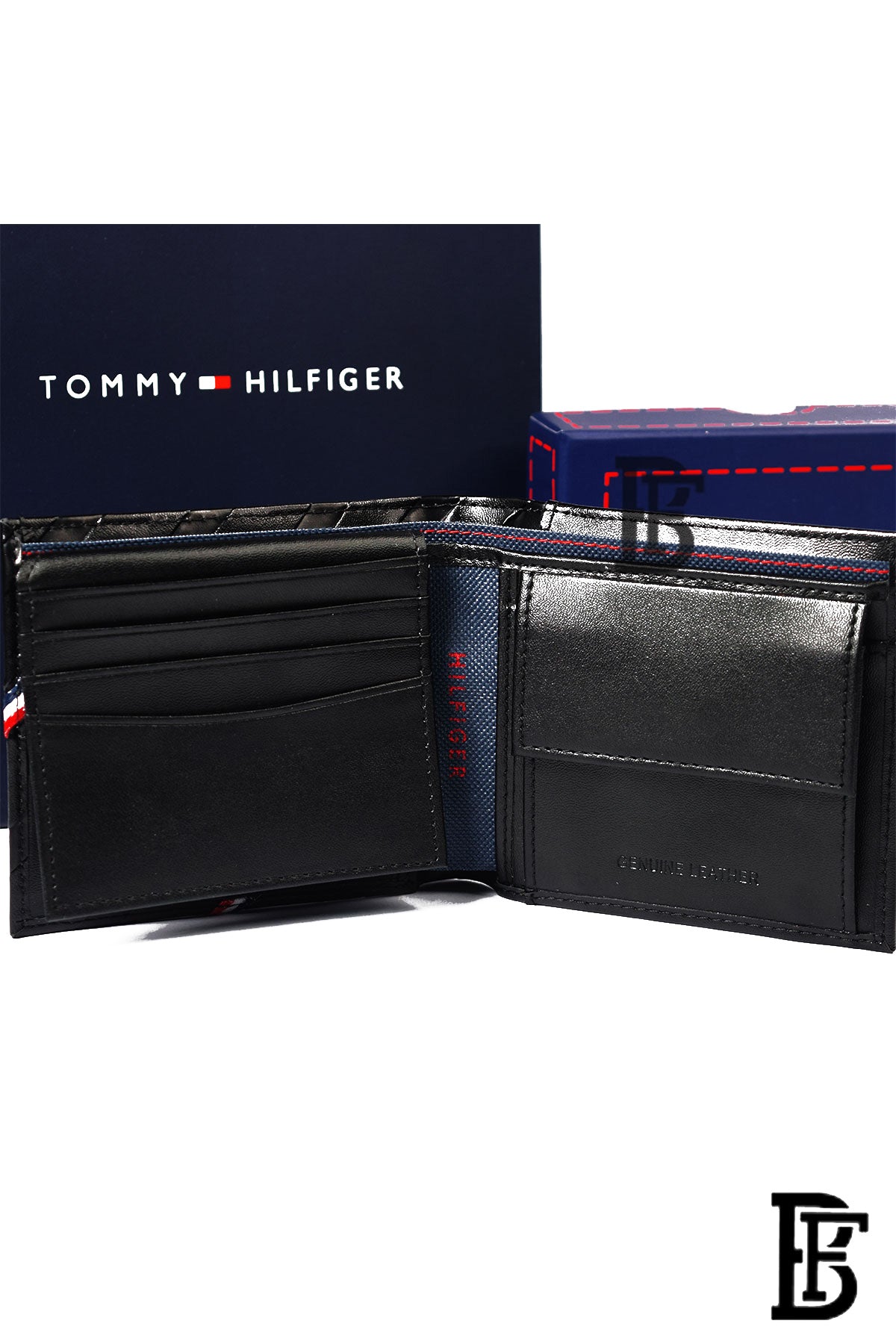 Tommy Hilfiger Bradyn Mens Passcase Wallet Black image 3