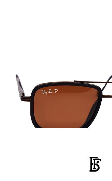Generic rectangular sunglasses inspired by Rayban sn002 image 2