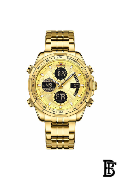 NAVIFORCE NF9197S G/G/G     MEN'S Stainless Steel Analog Wrist Watch image 1