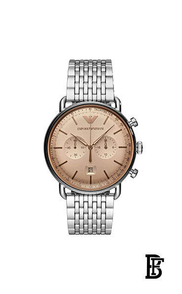 EMPORIO ARMANI Men's Water Resistant Chronograph Watch AR11239 + Gift perfume tester 30 ml image 2