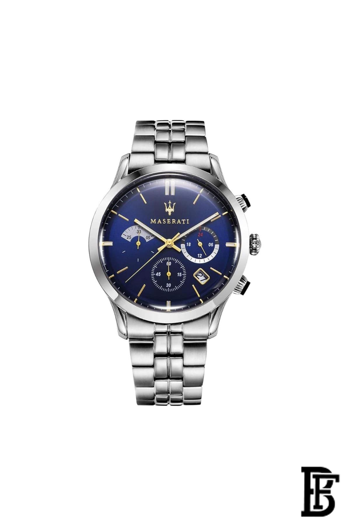 Maserati Men's Analog Stainless Steel Clasp Round Wrist Watch R8873633001 image 0