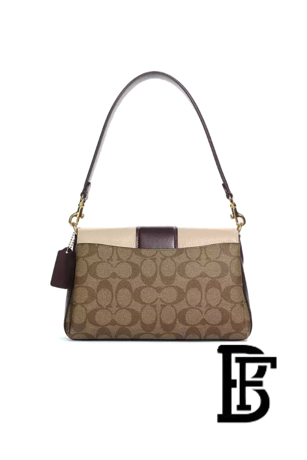 Coach Beige Multi Women Shoulder Bag Cc066 Imupm – Elegant Everyday Shoulder Bag image 4