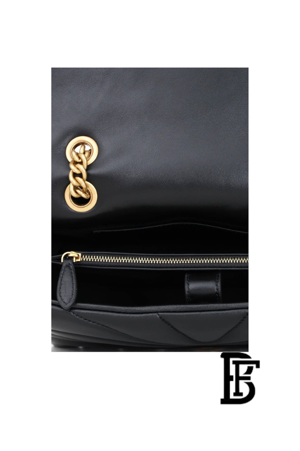Pinko  Black Leather Women Handbag 100038A1Ex Z99Q  – Elegant Everyday Shoulder Bag image 10