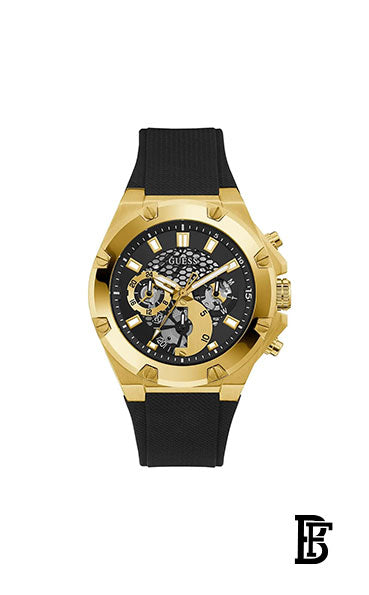 GUESS GW0334G2 Men Rubber Analog Watch  + Gift perfume tester 30 ml image 2