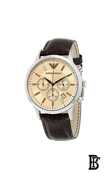 EMPORIO ARMANI Men's Water Resistant Chronograph Watch AR2433 + Gift perfume Tester 30 ml image 2