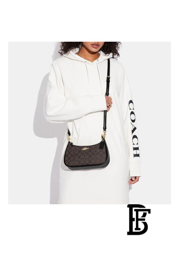 Coach Brown  Women Shoulder Bag Cv933  – Elegant Everyday Shoulder Bag image 7
