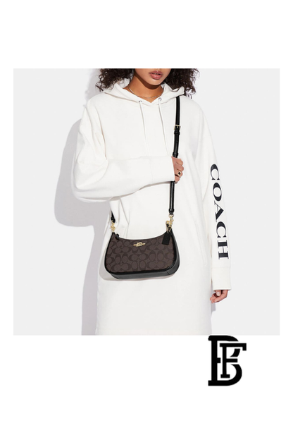 Coach Brown  Women Shoulder Bag Cv933  – Elegant Everyday Shoulder Bag image 7